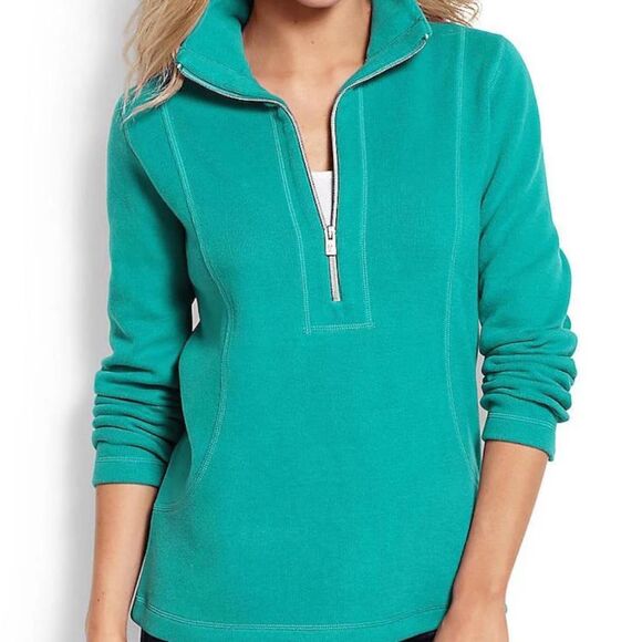 Tommy Bahama Cloud Peak 1/2 Zip in 'Blues' - Big Sizes